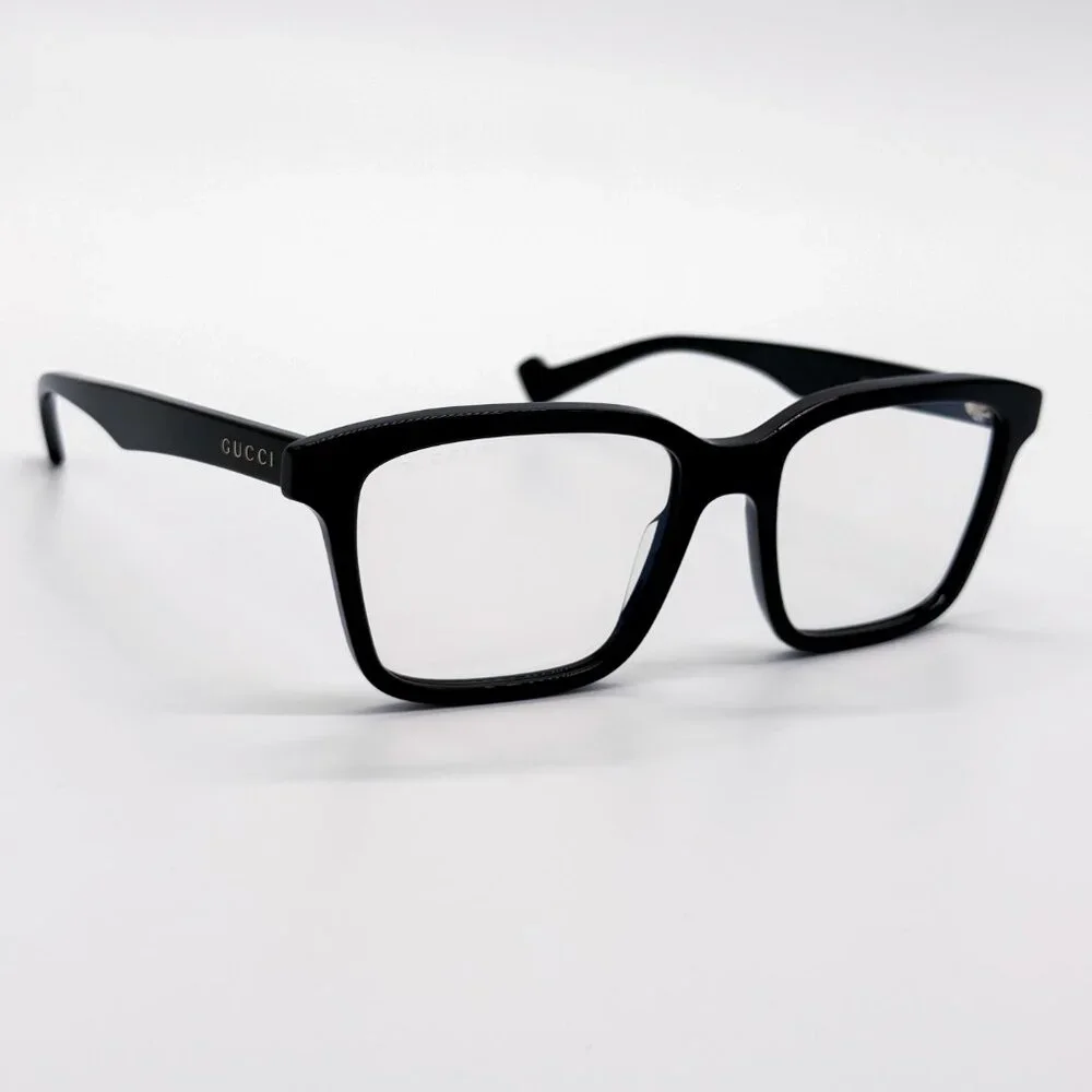 NEW GUCCI EYEGLASSES SQUARE BLACK MEN GUCCI GG0964S 001